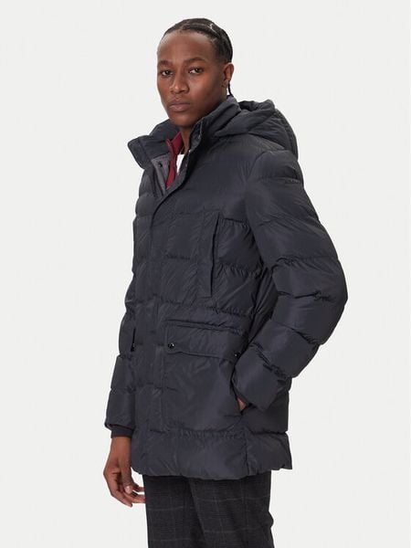 Geox Kurtka zimowa Leitan M5628B T3266 F9112 Czarny Regular Fit. Czarne kurtki męskie Geox, na zimę, m, bez wzorów, z syntetyku, bez ramiączek, bez kaptura. Za 999.00 zł.