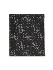 Guess Portfel SMVELE LEA22 Szary. Szare portfele męskie Guess, z aplikacjami, ze skóry. Za 249.99 zł.