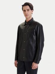 BOSS Kurtka skórzana PS Spirit70 50560422 Czarny Regular Fit. Czarne kurtki męskie Boss, m, bez wzorów, ze skóry, bez ramiączek, bez kaptura. Za 3,579.00 zł.