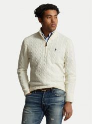 Polo Ralph Lauren Sweter 710876766001 Écru Regular Fit. Kardigany męskie Polo Ralph Lauren, l, bez wzorów, z wełny, bez ramiączek. Za 989.99 zł.