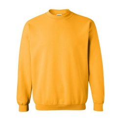Bluza Rozpinana Z Grubej Mieszanki Dla Dorosłych Unisex. Żółte bluzy rozpinane męskie GILDAN, m, bez wzorów, bez ramiączek, bez kaptura. Za 64.99 zł.