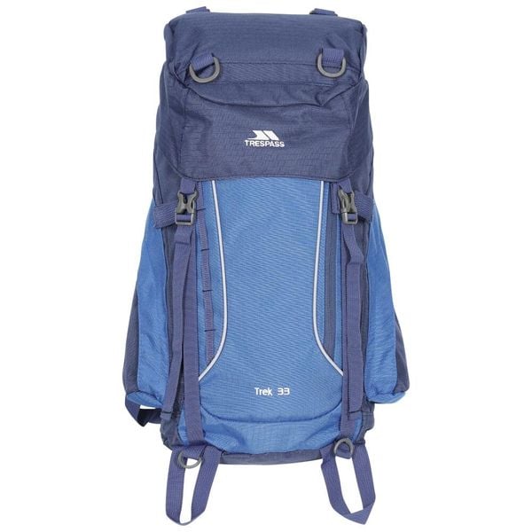 Plecak Trespass Trek 33 - 33 litry, elektryczny niebieski. Niebieskie plecaki męskie Trespass, bez wzorów. Za 350.99 zł.