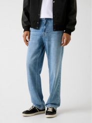 Guess Jeansy 180471 Niebieski Regular Fit. Niebieskie jeansy męskie Guess, z aplikacjami, z jeansu. Za 439.99 zł.