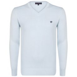 Felix Hardy Sweter Męski Xxl Jasnoniebieski. Szare swetry męskie Felix Hardy, z dekoltem w kształcie v. Za 159.00 zł.