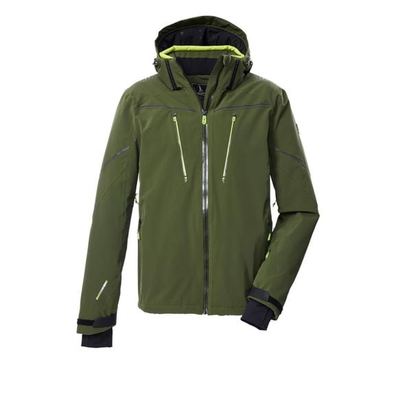 Kurtka narciarska Killtec KSW 50. Zielone kurtki narciarskie i snowboardowe męskie KILLTEC, na zimę, m, bez wzorów, bez kaptura, narciarskie. W wyprzedaży za 1,504.00 zł.