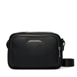 Saszetka Armani Exchange. Czarne saszetki męskie Armani Exchange, bez wzorów, małe. Za 469.99 zł.
