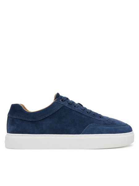 Calvin Klein Sneakersy Clean Cup Low Laceup Oxf Su HM0HM01880 Granatowy. Niebieskie buty sportowe na co dzień męskie Calvin Klein, m, bez wzorów, ze skóry, bez ramiączek, bez kaptura. Za 489.99 zł.