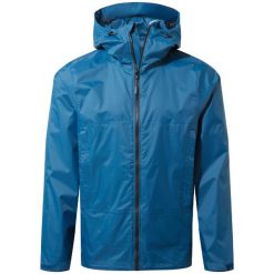 Kurtka Unisex Dla Dorosłych Expert Packable Jacket. Niebieskie kurtki męskie Craghoppers, l, bez wzorów, sportowe, bez ramiączek, bez kaptura. Za 425.99 zł.