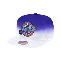 Czapka typu snapback Mitchell & Ness Color Fade Utah Jazz. Białe czapki męskie Mitchell & Ness, bez wzorów. Za 218.50 zł.