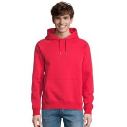 Bluza Z Kapturem Dla Dorosłych Unisex Stellar. Czerwone bluzy nierozpinane męskie SOL'S, s, bez wzorów, sportowe, bez ramiączek, z kapturem. Za 157.99 zł.