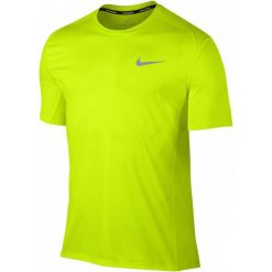 Nike M Nk Dry Miler Top Ss L. Żółte t-shirty sportowe męskie Nike, sportowe, z krótkim rękawem. W wyprzedaży za 99.00 zł.
