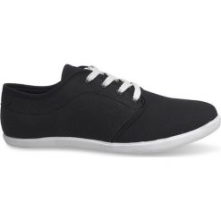 Czarne Trampki Męskie 5307 Czarny. Czarne trampki męskie ButyModne, bez wzorów, bez zapięcia. Za 77.99 zł.