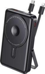 Yesido Powerbank YP72 10 000 mAh 22.5W USB-A+C + kabel USB-C+iP, CZARNY. Czarne powerbanki Yesido. Za 119.99 zł.