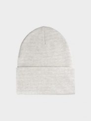 4F Czapka zimowa uniseks - beżowa Uniwersalny. Brązowe czapki męskie 4f, na zimę, bez wzorów, z materiału, klasyczne. W wyprzedaży za 29.99 zł.