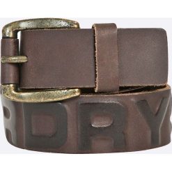 Superdry - Pasek skórzany. Szare paski męskie Superdry., w paski. W wyprzedaży za 99.90 zł.