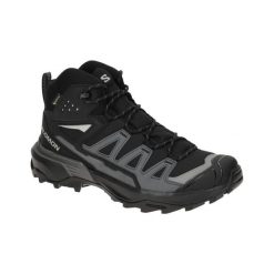 Buty trekkingowe męskie Salomon X Ultra Mid 360 Gtx Gore-tex. Czarne buty do biegania męskie Salomon, bez wzorów, z gore-texu, za kostkę, bez zapięcia, do biegania, gore-tex. Za 697.00 zł.