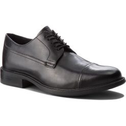 Półbuty GEOX - U Carnaby G U64W1G 00043 C9999 Black. Eleganckie półbuty męskie marki Geox. W wyprzedaży za 309.00 zł.