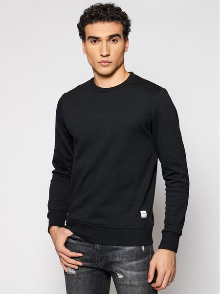 Jack & Jones Bluza Basic 12181903 Czarny Regular Fit. Czarne bluzy nierozpinane męskie Jack & Jones, m, bez wzorów, z bawełny, bez ramiączek, bez kaptura. Za 89.99 zł.