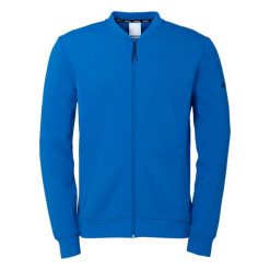 Kurtka z dresu Uhlsport ID College. Niebieskie kurtki męskie Uhlsport, bez wzorów, z dresówki, eleganckie, bez ramiączek, bez kaptura. Za 284.00 zł.