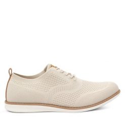 Półbuty Lanetti. Brązowe codzienne półbuty męskie Lanetti, bez wzorów, bez obcasa, bez zapięcia. Za 149.99 zł.