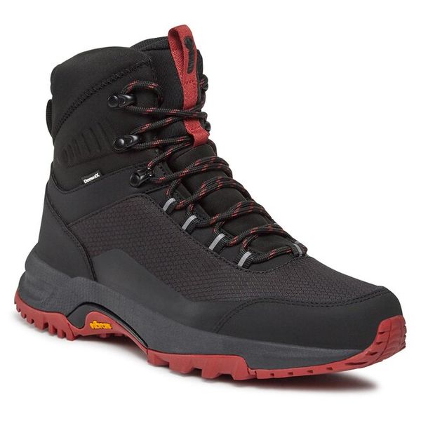 Trekkingi Halti. Czarne buty trekkingowe męskie Halti, bez wzorów, bez zapięcia, trekkingowe. Za 479.99 zł.