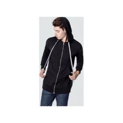 Bluza bawełniana z kapturem i suwakami Basic Black. Bluzy rozpinane męskie marki Male-me. Za 199.00 zł.