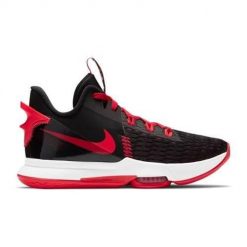 Buty koszykarskie męskie Nike Lebron Witness 5 Bred. Czarne buty do biegania męskie Nike, bez wzorów, z gumy, bez zapięcia, do biegania. Za 704.00 zł.