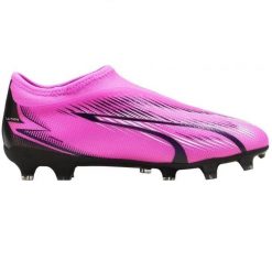 Buty sportowe do piłki nożnej Puma ULTRA MATCH LL. Czarne buty do biegania męskie Puma, bez wzorów, bez zapięcia, do piłki nożnej. W wyprzedaży za 159.00 zł.