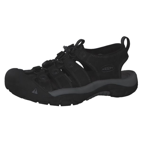 Buty do chodzenia męskie Keen Sandały Męskie Newport Blacksteel Grey. Czarne buty trekkingowe męskie Keen, bez wzorów, z materiału, sportowe, bez obcasa, bez zapięcia. Za 531.00 zł.