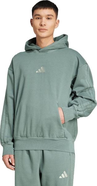 Bluza męska adidas A SZN W FL HD zielona JL6538 XL. Zielone bluzy nierozpinane męskie ADIDAS, m, bez wzorów, bez ramiączek, bez kaptura. Za 452.34 zł.