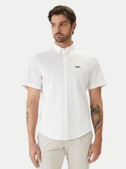 BOSS Koszula ST Motion 50555951 Biały Regular Fit. Białe koszule męskie Boss, m, bez wzorów, z bawełny, bez kołnierzyka, bez ramiączek. Za 549.99 zł.