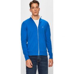 Calvin Klein Jeans - Kardigan. Czarne kardigany męskie Calvin Klein Jeans, l, bez wzorów, z bawełny, bez ramiączek. W wyprzedaży za 299.90 zł.