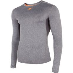 Longsleeve treningowy męski TSMLF270 - średni szary melanż. Bielizna termoaktywna męska marki 4f. Za 99.99 zł.