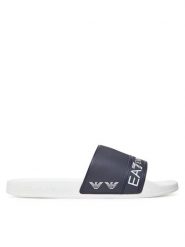 EA7 Emporio Armani Klapki 7X000110 AF15128 M0114 Granatowy. Niebieskie klapki i japonki męskie EA7 Emporio Armani, bez wzorów, z tworzywa sztucznego. Za 149.99 zł.