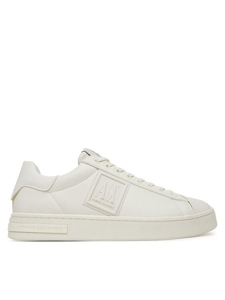 Armani Exchange Sneakersy XUX252 XV805 M801 Biały. Białe buty sportowe na co dzień męskie Armani Exchange, m, bez wzorów, ze skóry, bez ramiączek, bez kaptura. Za 489.99 zł.