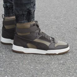 Buty lifestyle męskie Puma RBD Game WTR 387604 08. Brązowe buty sportowe na co dzień męskie Puma, m, bez wzorów, casualowe, bez ramiączek, bez kaptura. Za 274.40 zł.