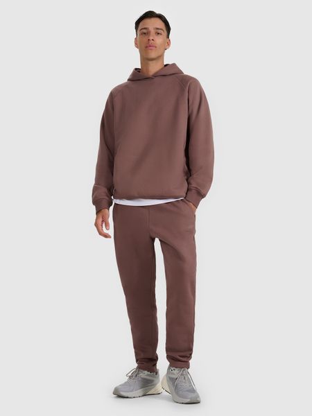 4F Spodnie dresowe męskie - brązowe XL. Brązowe spodnie dresowe męskie 4f, bez wzorów, z dresówki. Za 149.99 zł.