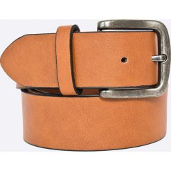 Only & Sons - Pasek. Brązowe paski męskie Only & Sons, w paski, z materiału. W wyprzedaży za 29.90 zł.