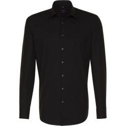 Seidensticker MODERN FIT Koszula biznesowa black. Czarne koszule męskie Seidensticker, z bawełny. Za 349.00 zł.