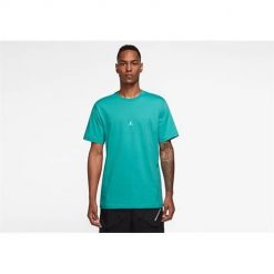 Koszulka sportowa męska Nike Air Jordan Essentials Flight 23. Niebieskie t-shirty sportowe męskie Nike, m, bez wzorów, z bawełny, sportowe, bez ramiączek. Za 239.99 zł.