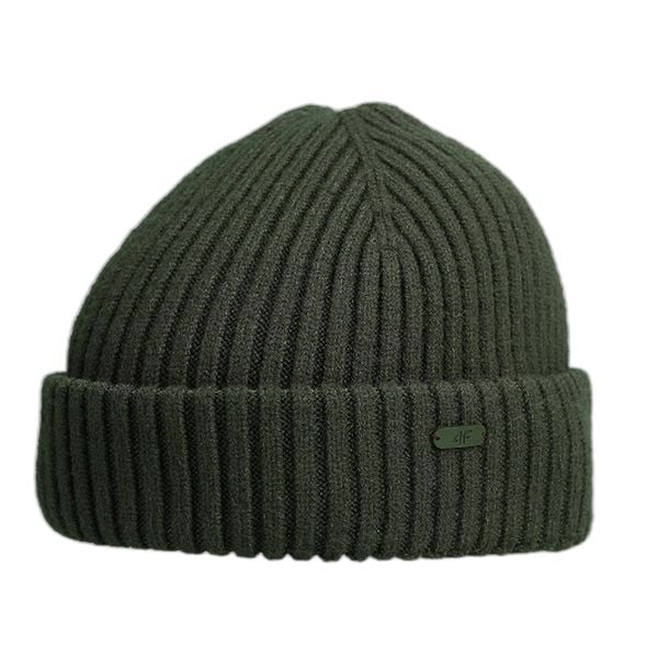 Czapka Męska 4F. Zielone czapki męskie 4f, bez wzorów. Za 60.99 zł.