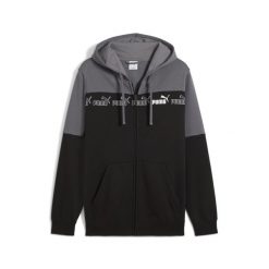 Męska rozpinana bluza z kapturem Around the Block PUMA Cool Dark Gray. Szare bluzy z kapturem męskie Puma, m, bez wzorów, z dzianiny, z kapturem. W wyprzedaży za 204.00 zł.