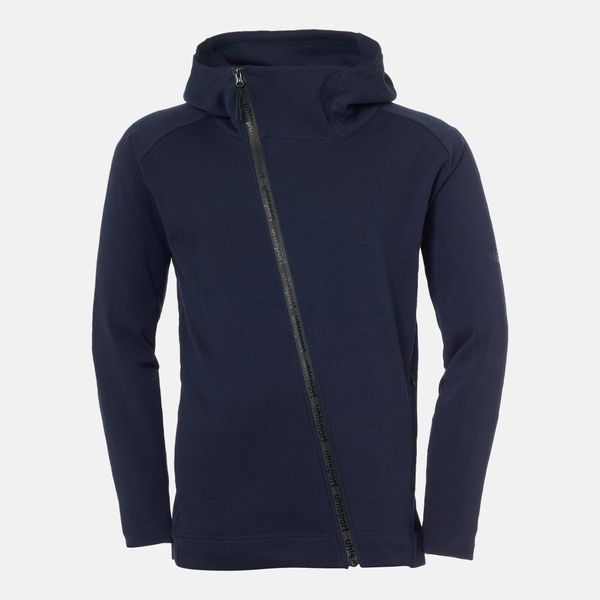 Kurtka z kapturem Uhlsport Pro. Czarne kurtki męskie Uhlsport, na zimę, m, bez wzorów, sportowe, bez ramiączek, z kapturem. W wyprzedaży za 312.00 zł.