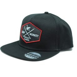 Czapka Trucker – Płaski Daszek – Snapback / Dorośli / Jeden Rozmiar (Czarny). Czarne czapki męskie SURF MONKEY, bez wzorów, z bawełny, sportowe. Za 139.95 zł.