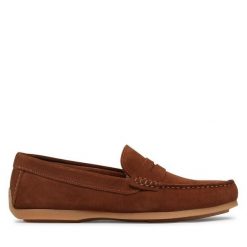 Mokasyny Filipe. Brązowe mokasyny męskie Filipe, bez zapięcia. Za 219.99 zł.
