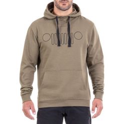 Bluza w kolorze oliwkowym. Bluzy z kapturem męskie marki Jeep. W wyprzedaży za 112.95 zł.