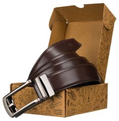 Pasek brązowy Peterson PU+skóra 35 mm PTN AB35-105-01-PUL. Brązowe paski męskie Peterson, bez wzorów, ze skóry ekologicznej, klasyczne. Za 72.00 zł.