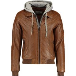 Serge Pariente HOOD Kurtka skórzana oxblood. Czerwone kurtki męskie Serge Pariente, z materiału. Za 1,049.00 zł.