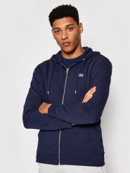 Lee Bluza Basic L80KSP35 112121426 Granatowy Regular Fit. Niebieskie bluzy rozpinane męskie Lee, l, bez wzorów, z bawełny, bez ramiączek, bez kaptura. Za 329.99 zł.