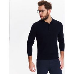 SWETER MĘSKI Z KOŁNIERZYKIEM. Swetry męskie marki TOP SECRET. W wyprzedaży za 29.99 zł.